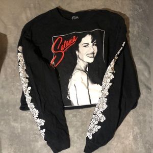 Selena cropped long sleeve